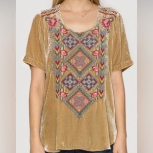 Johnny Was Velvet Top